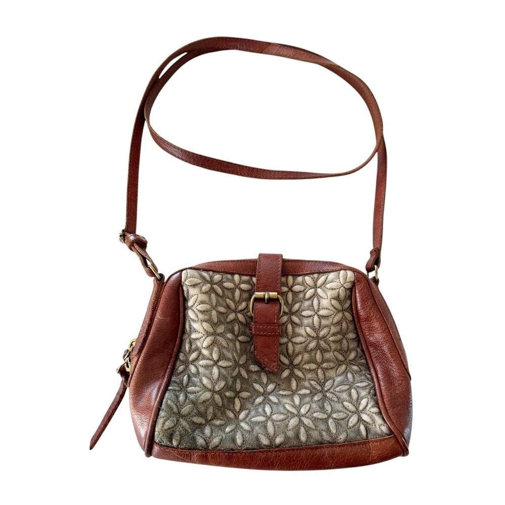 Ana Baglish Small Leather Boho‎ Crossbody Bag